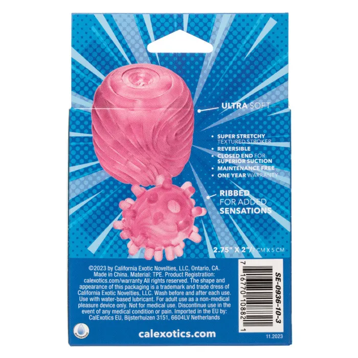 Calexotics Vibrators Pop Sock Textured Pink Calexotics Vibrators Pop Sock Textured Pink