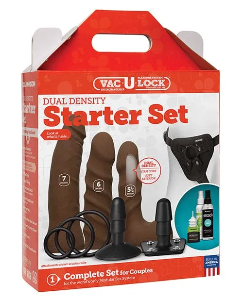 Dildos Doc Johnson VacULock Dual Density Starter Set Dildos Doc Johnson VacULock Dual Density Starter Set