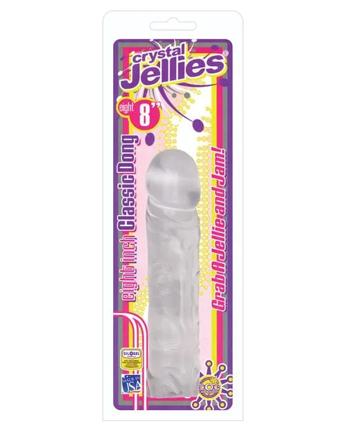 Doc Johnson Crystal Jellies 8 Classic Dildo Dildos Doc Johnson Crystal Jellies 8 Classic Dildo Dildos