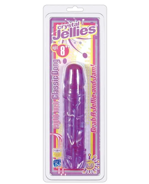 Doc Johnson Crystal Jellies 8 Classic Dildo Dildos Doc Johnson Crystal Jellies 8 Classic Dildo Dildos