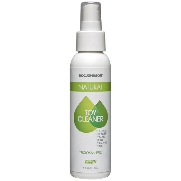 Doc Johnson Vibrators Natural Toy Cleaner Spray Triclosan Free 4 Fl Oz 118 ml