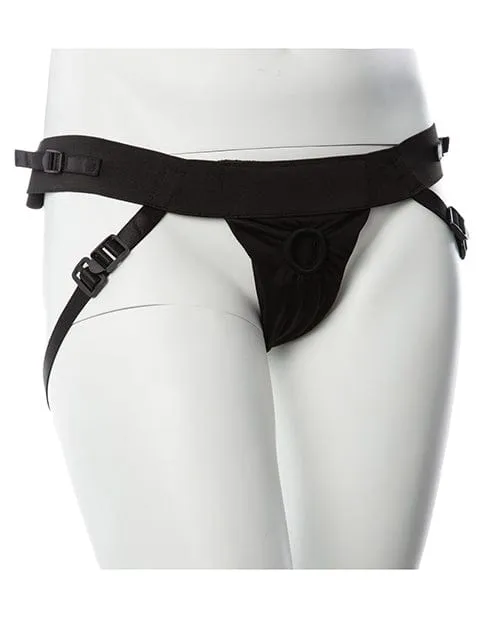 Female Sex Toys Gender Fluid Gender Fluid Johnnie Strap On Harness Black