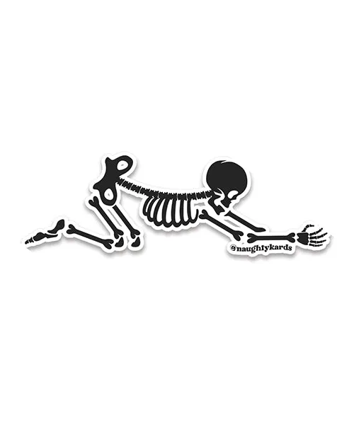 Halloween Bone Over Sticker Pack of 3 Kush Kards Male Sex Toys