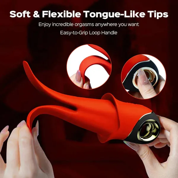 honeysx Female Sex Toys USK Phantom GSpot Clit Flickering Tongue Vibrator