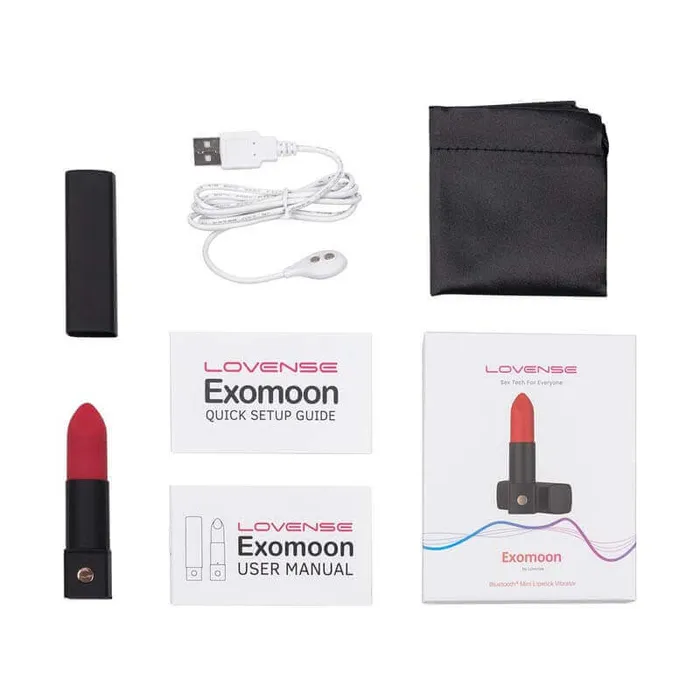 LOVENSE Female Sex Toys Lovense Exomoon Bluetooth Secret Lipstic Bullet Vibrator