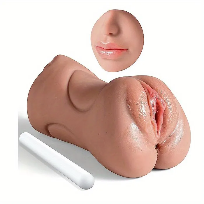 Male Sex Toys 3D Realistic Textured Vagina And Tight Anus Pocket Pussy Male Masturbator Honyesx