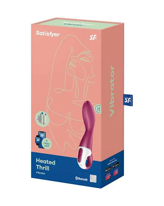 Satisfyer Heated Thrill Connect App GSpot Vibrator Satisfyer Vibrators