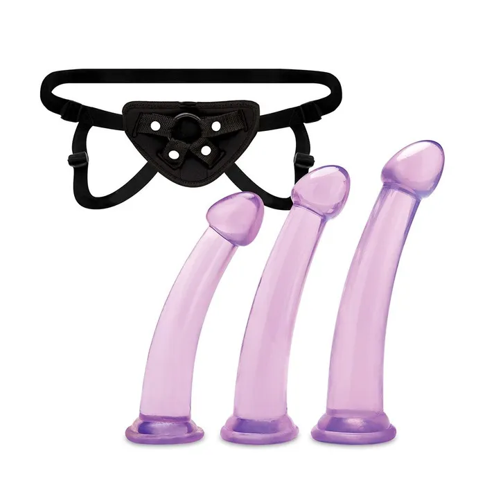 Size Up Dildo Harness Pegging Training Set Lux Fetish Female Sex Toys