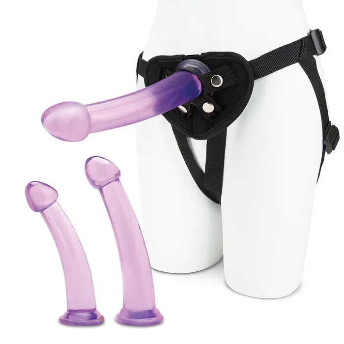Size Up Dildo Harness Pegging Training Set Lux Fetish Female Sex Toys