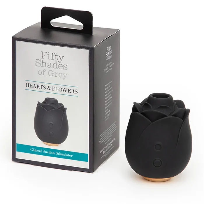Vibrators WeVibe The Black Rose Premium Clit Sucker from Shade of Grey