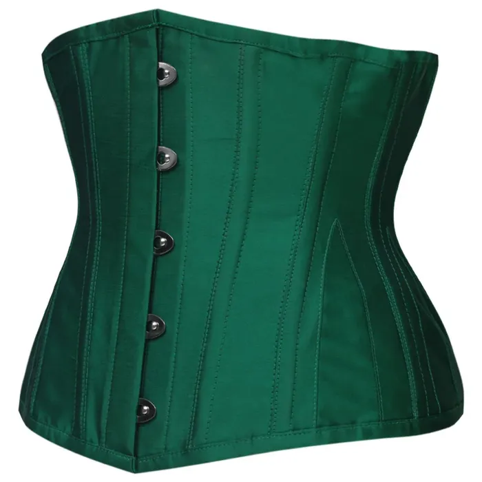 Wholesale Next Valor Lore Taffeta Underbust Corset in Forest Green Female Sex Toys
