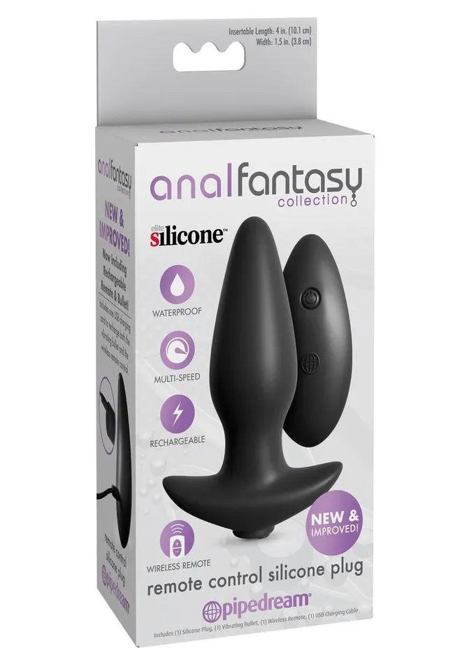 Anal Anal Fantasy Collection Anal Fantasy Collection Remote Control Silicone Plug Waterproof Anal Anal Fantasy Collection Anal Fantasy Collection Remote Control Silicone Plug Waterproof