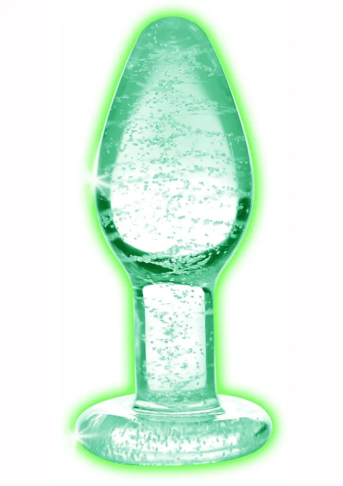 Anal Booty Sparks Glow In The Dark Glass Anal Plug Booty Sparks