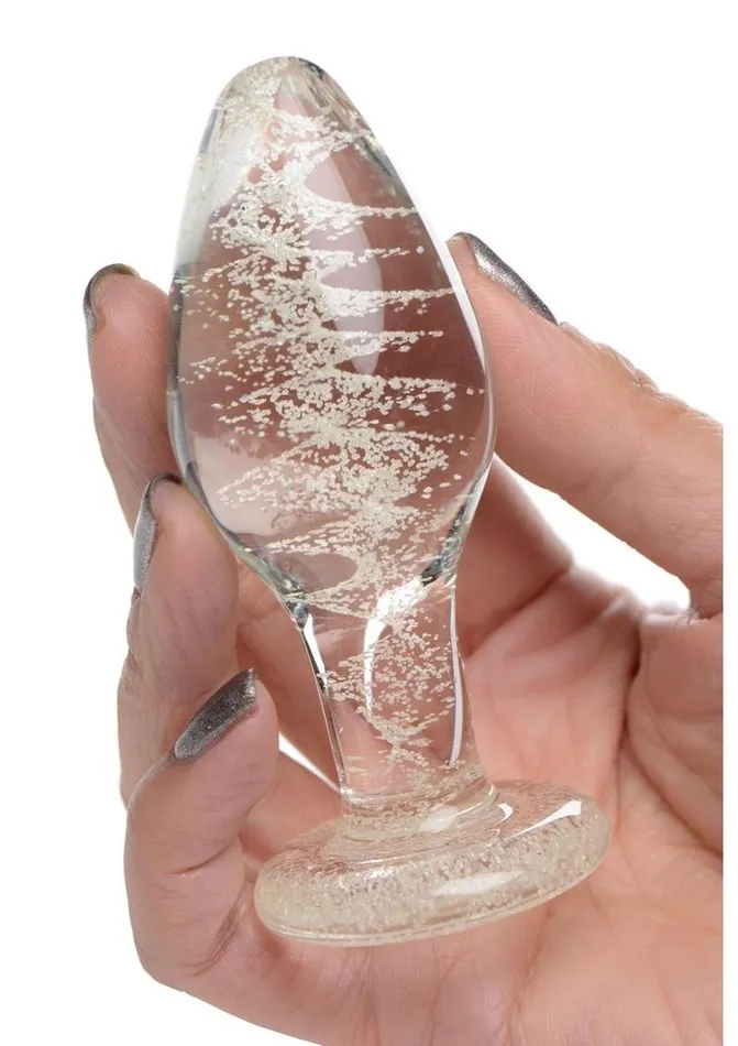 Anal Booty Sparks Glow In The Dark Glass Anal Plug Booty Sparks