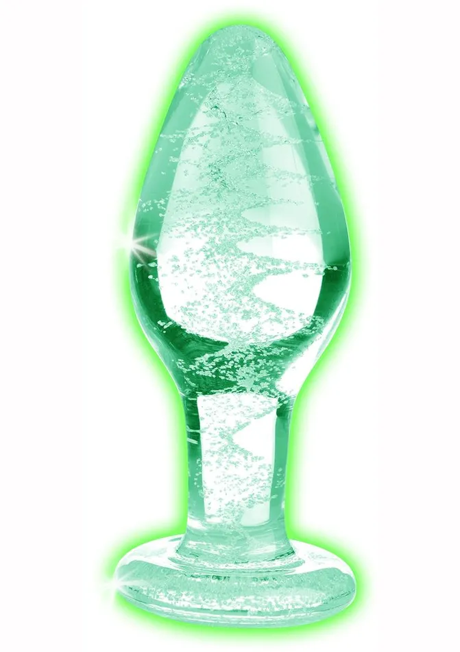 Anal Booty Sparks Glow In The Dark Glass Anal Plug Booty Sparks