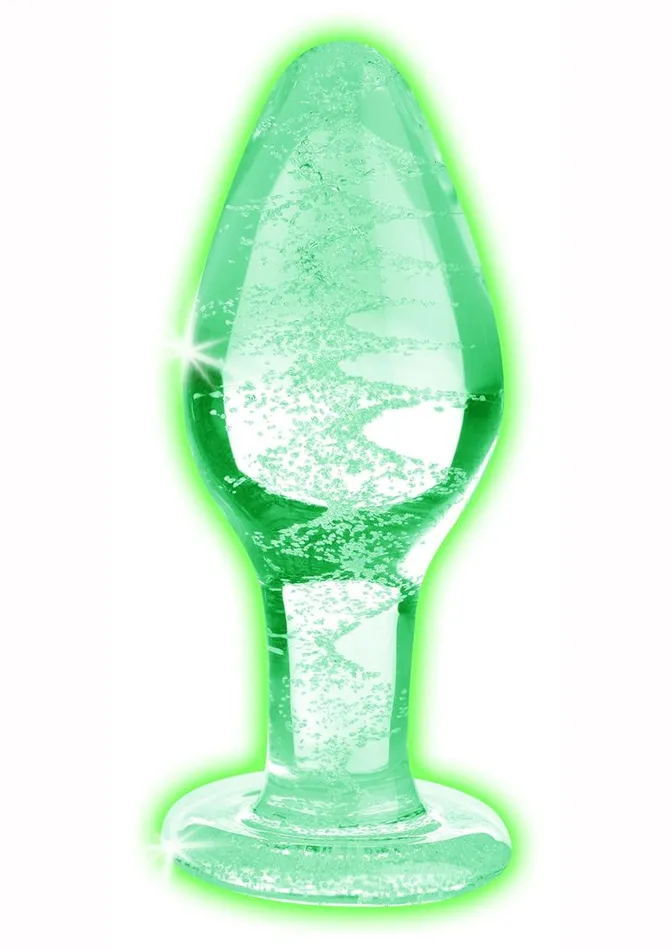 Anal Booty Sparks Glow In The Dark Glass Anal Plug Booty Sparks