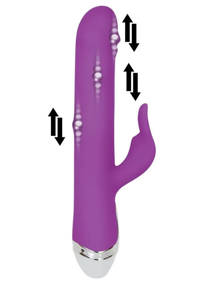 Dancing Pearl Rabbit Rechargeable Silicone Rabbit Vibrator Evolved Female Sex Toys
