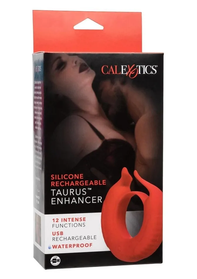 Female Sex Toys Couples Enhancers Silicone Rechargeable Taurus Enhancer Couples Ring