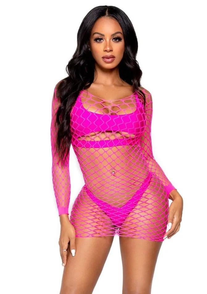 Female Sex Toys Leg Avenue Leg Avenue Supreme Fence Net Long Sleeved Mini Dress Female Sex Toys Leg Avenue Leg Avenue Supreme Fence Net Long Sleeved Mini Dress