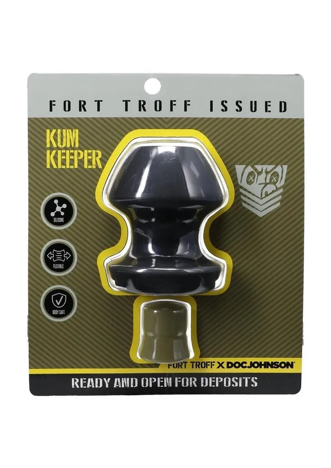 Fort Troff Kum Keeper Silicone Open End Anal Plug Fort Troff Male Sex Toys