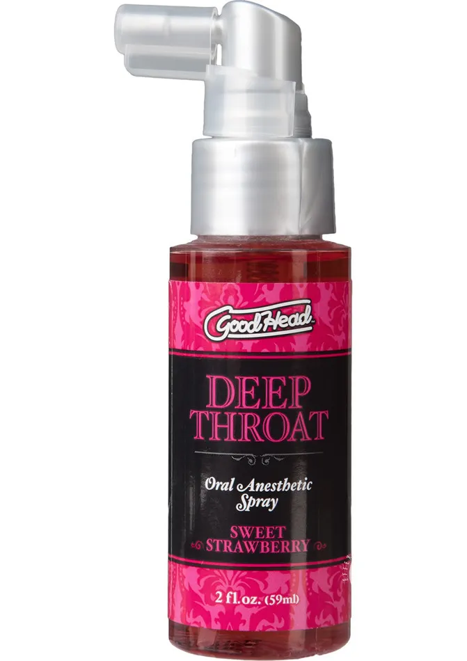GoodHead Vibrators Goodhead Deep Throat Oral Anesthetic Spray Sweet Strawberry