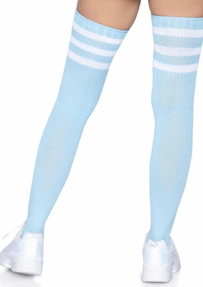 Leg Avenue Vibrators Leg Avenue Athlete Thigh High 3 Stripe Top