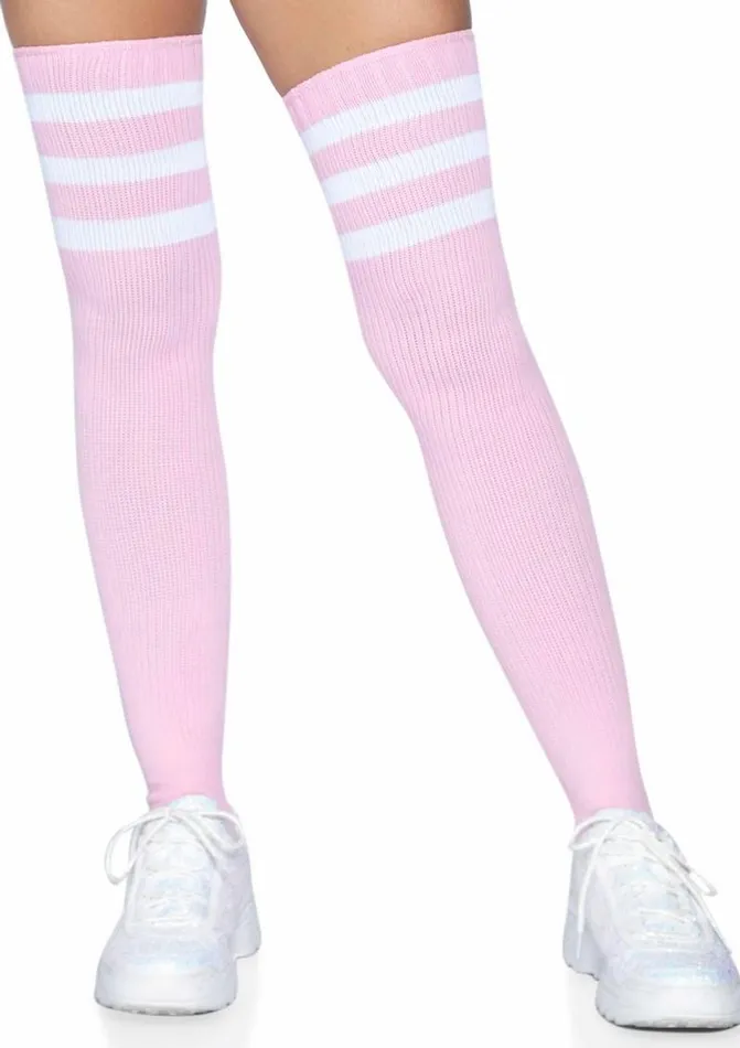 Leg Avenue Vibrators Leg Avenue Athlete Thigh High 3 Stripe Top
