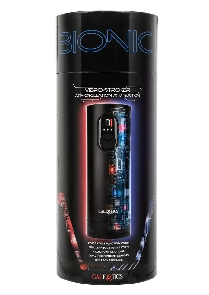 Male Sex Toys Bionic Bionic Vibro Stroker Rechargeable with Oscillation and Suction