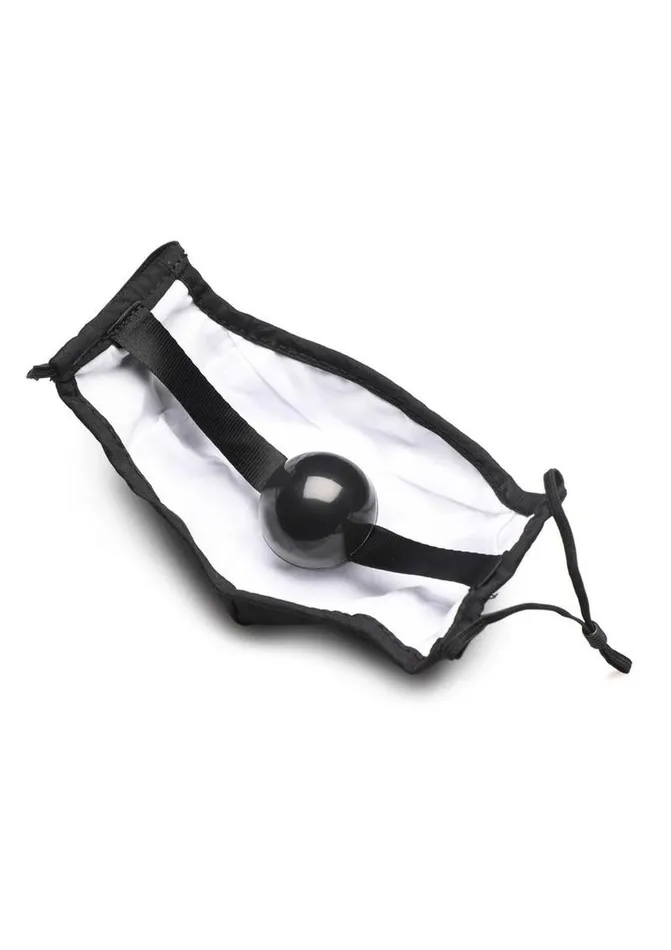 Master Series Under Cover Ball Gag Face Mask Master Series Male Sex Toys