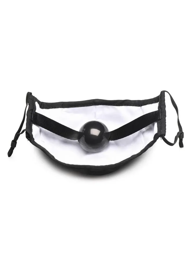Master Series Under Cover Ball Gag Face Mask Master Series Male Sex Toys