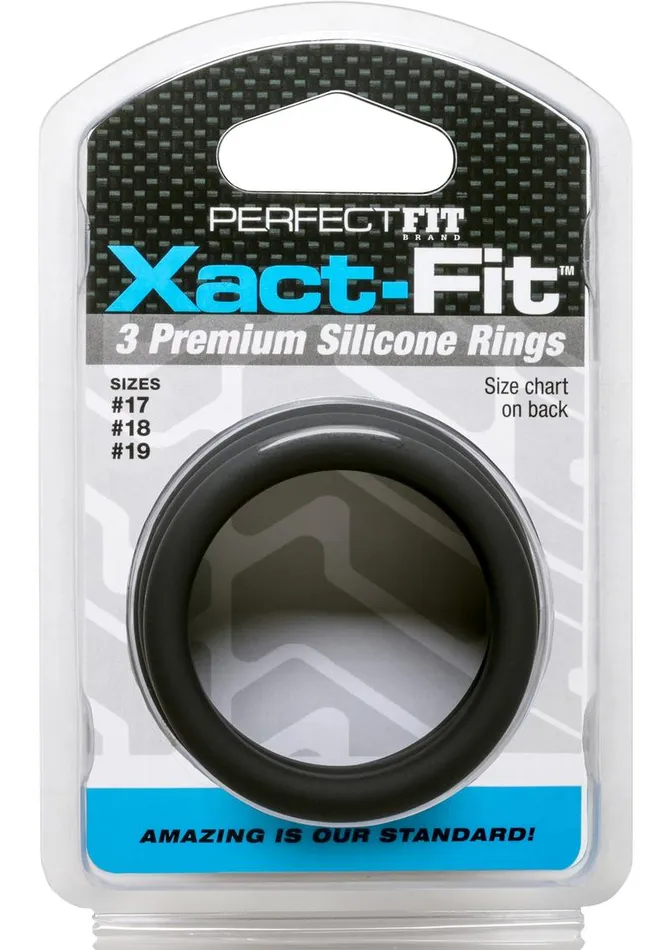 Perfect Fit Anal Perfect Fit XactFit Silicone Ring Kit MdLg Perfect Fit Anal Perfect Fit XactFit Silicone Ring Kit MdLg