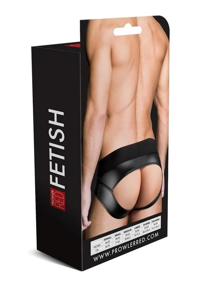 Prowler Red Wetlook AssLess Brief Prowler RED Anal