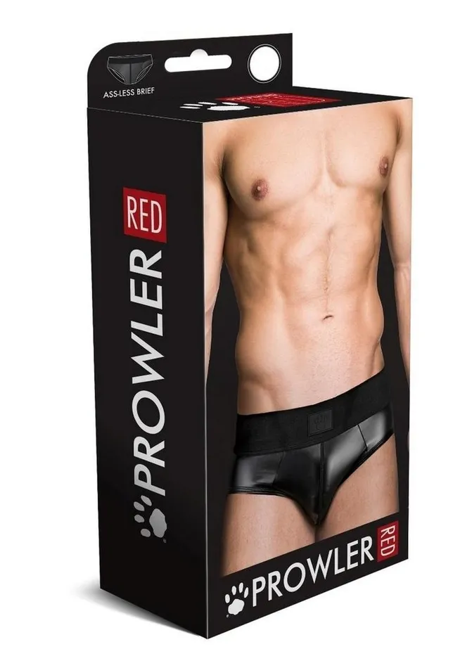 Prowler Red Wetlook AssLess Brief Prowler RED Anal