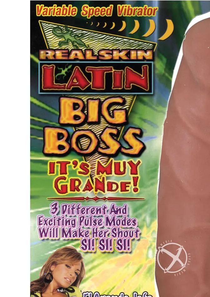 Real Skin Latin Big Boss Vibrator Real Skin Dildos