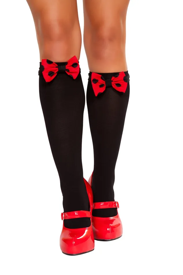 Roma Costume Anal 10091B Mouse Bows for Stockings