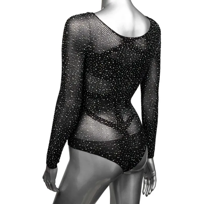 CalExotics Anal Radiance Long Sleeve Body Suit Black CalExotics Anal Radiance Long Sleeve Body Suit Black