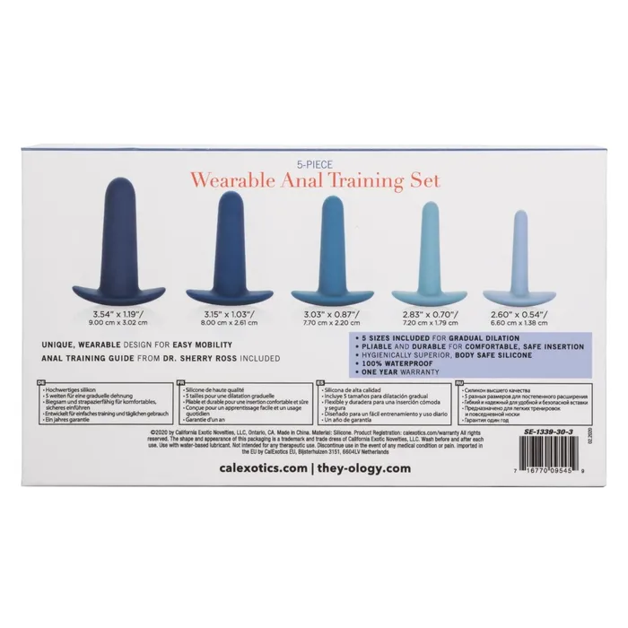 CalExotics Anal TheyOlogy 5Piece Wearable Anal Training Set CalExotics Anal TheyOlogy 5Piece Wearable Anal Training Set