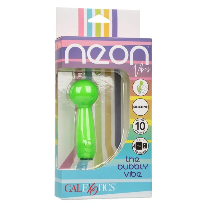 CalExotics Vibrators Neon Vibes the Bubbly Vibe Green CalExotics Vibrators Neon Vibes the Bubbly Vibe Green
