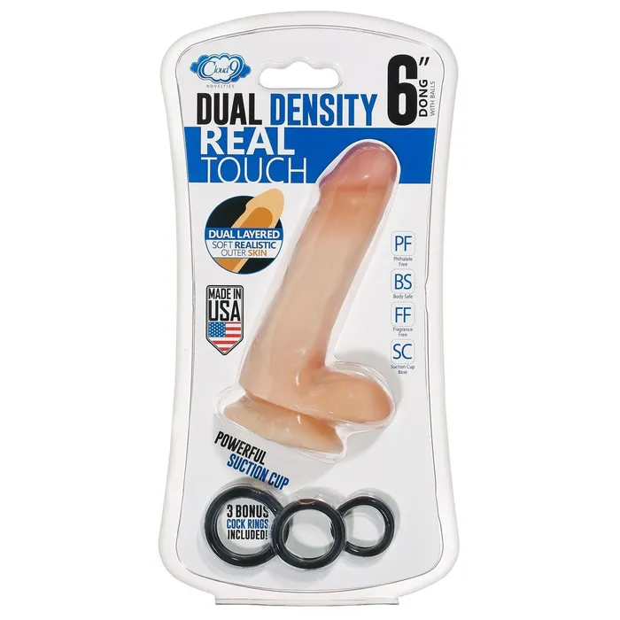 Cloud 9 Novelties Dual Density Real Touch Inch With Balls Cloud 9 Novelties Dildos Cloud 9 Novelties Dual Density Real Touch Inch With Balls Cloud 9 Novelties Dildos