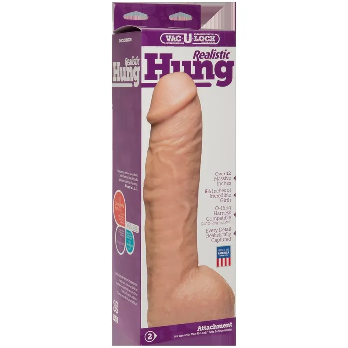 Dildos Doc Johnson VacULock Realistic Hung