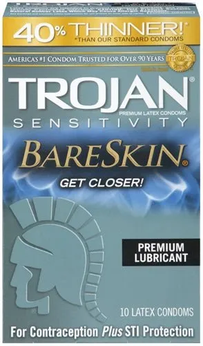 Enhancers Trojan Sensitivity Bareskin Lubricated Condoms Pack Trojan Condoms Enhancers Trojan Sensitivity Bareskin Lubricated Condoms Pack Trojan Condoms