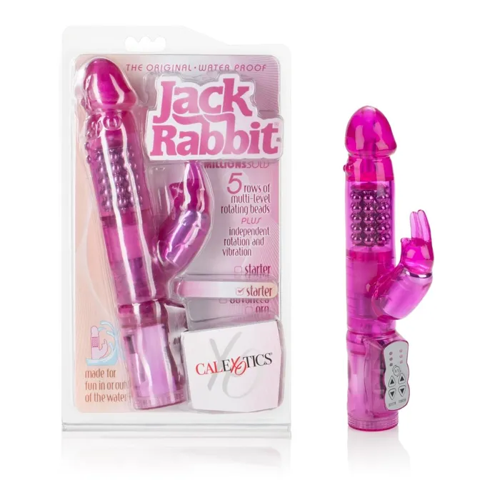 Female Sex Toys CalExotics Waterproof Jack Rabbit 5 Rows