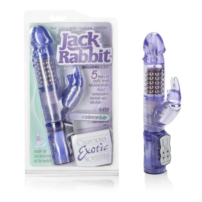 Female Sex Toys CalExotics Waterproof Jack Rabbit 5 Rows
