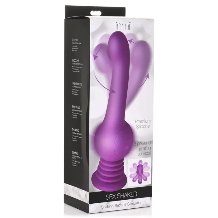 Female Sex Toys XR Brands inmi Sex Shaker Shaking Silicone Stimulator