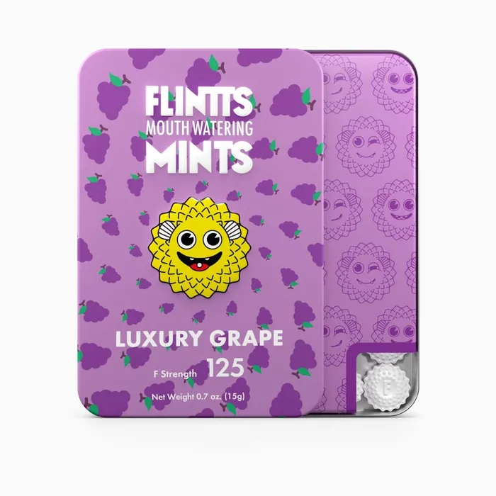 Flintts Mouth Watering Mints Luxury Grape FStrength 125 Flintts Mints Vibrators