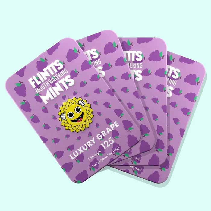Flintts Mouth Watering Mints Luxury Grape FStrength 125 Flintts Mints Vibrators Flintts Mouth Watering Mints Luxury Grape FStrength 125 Flintts Mints Vibrators