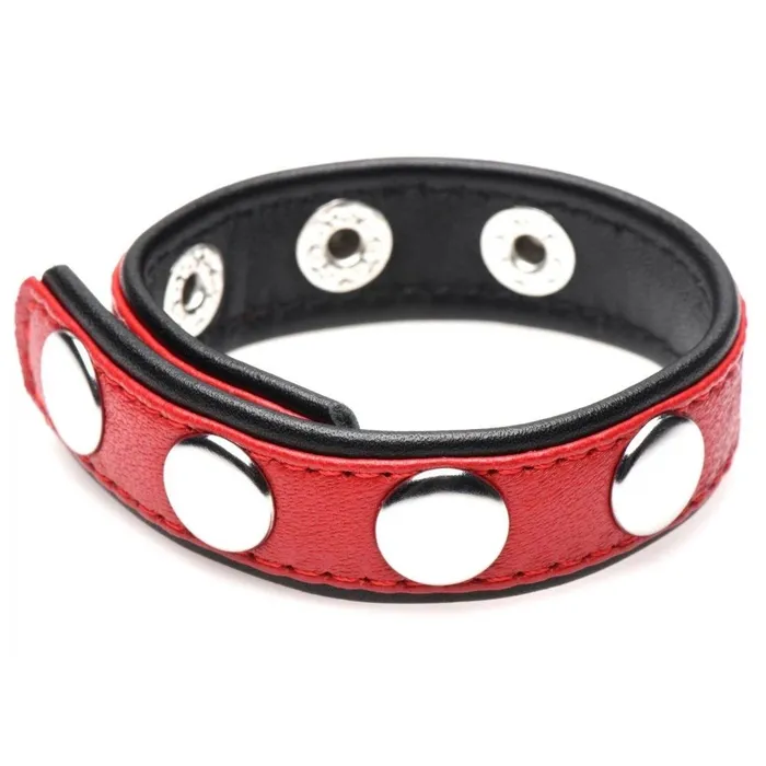 Male Sex Toys Ballisticmetal Wholesale Leather Speed Snap Adjustable Cock Ring Cockring Red Male Sex Toys Ballisticmetal Wholesale Leather Speed Snap Adjustable Cock Ring Cockring Red