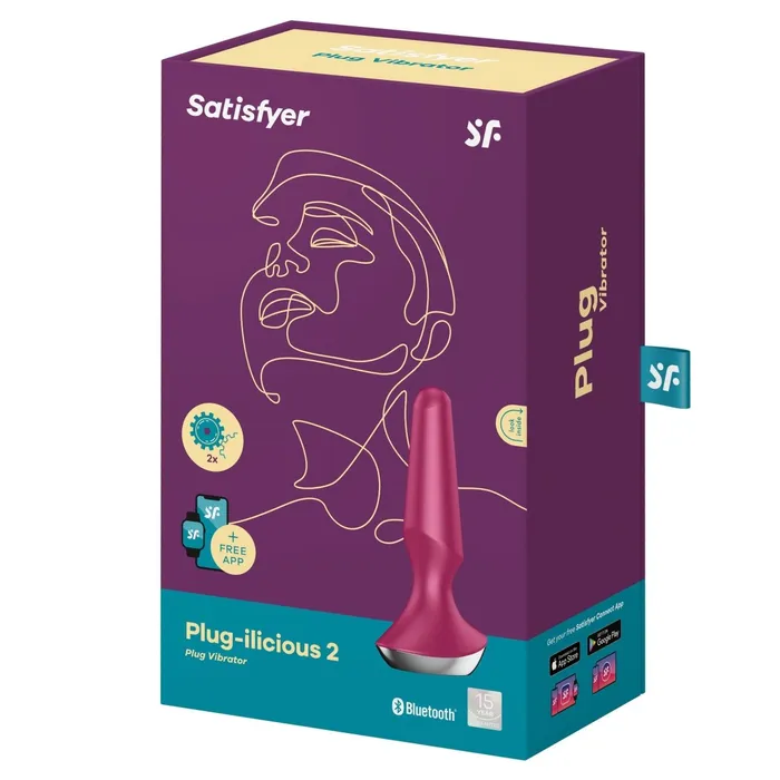 PlugIlicious 2 Berry Satisfyer Anal PlugIlicious 2 Berry Satisfyer Anal