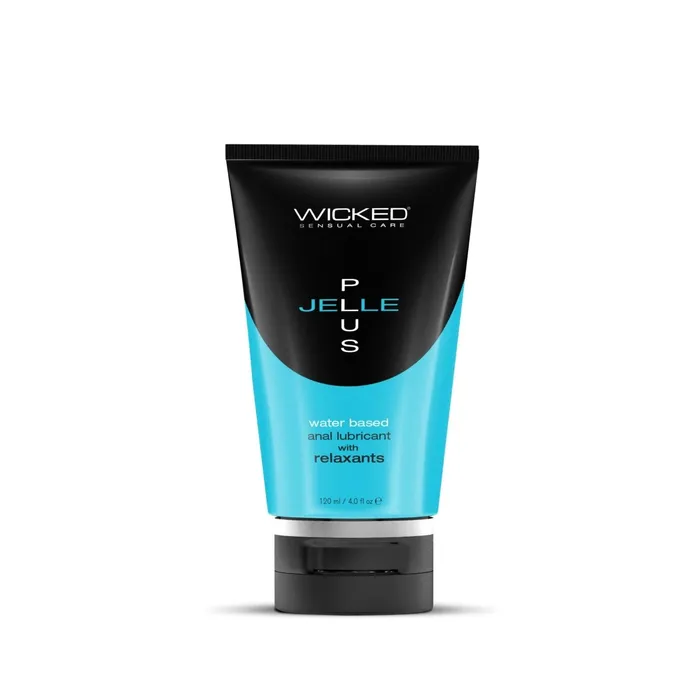 Wicked Sensual Care Male Sex Toys Aqua Jelle Plus Anal Lubricant With Relaxants 4 Oz Wicked Sensual Care Male Sex Toys Aqua Jelle Plus Anal Lubricant With Relaxants 4 Oz