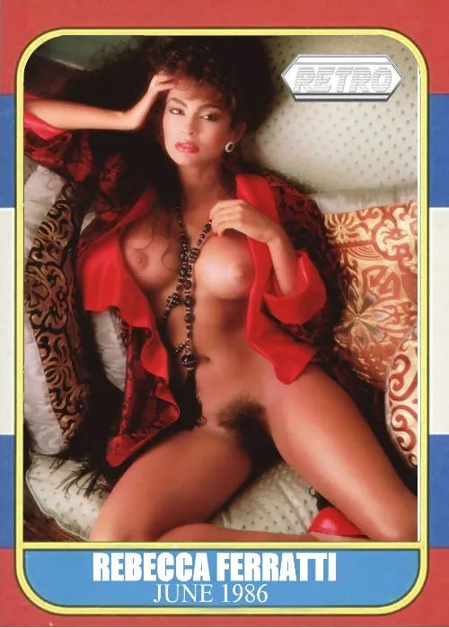 2021 Retro 1986 Rebecca Ferratti Nude Card GOF Cards Vibrators